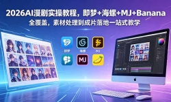 ��18774�ڣ�2026AI����ʵ�ٽ̳̣�����+����+MJ+Bananaȫ���ǣ��زĴ�������Ƭ���һվʽ��ѧ