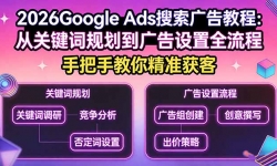 ��17641�ڣ�2026Google Ads�������̳̣��ӹؼ��ʹ滮���������ȫ���̣��ְ��ֽ��㾫׼���